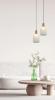 PAPEL Pleated Opal Opaque Jar Glass Pendant